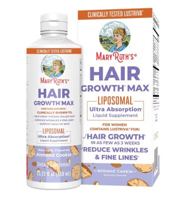 Suplemento Liposomal para Caida del Cabello sabor Almendra Galleta. 450 ml.