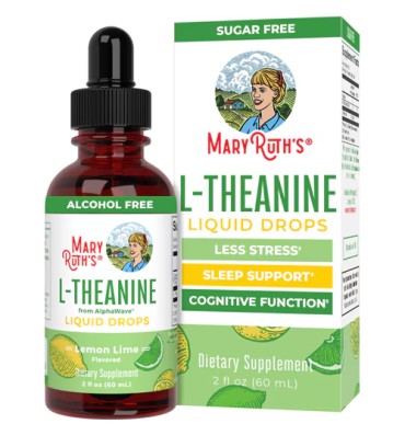 L-Theanina Líquida sabor Lima Limón. 1 mes