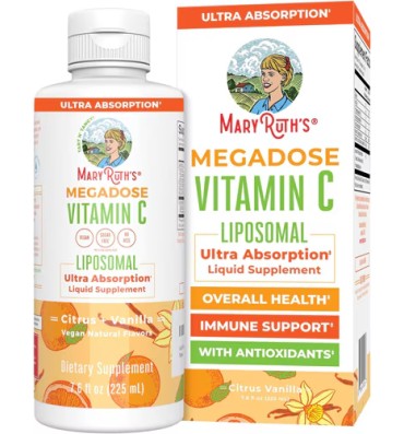 Megadosis de Vitamina C Liposomal  sabor Citrus Vanilla.  225 ml.