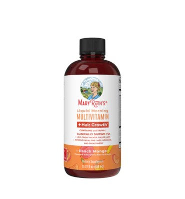 Multivitamínico líquido para Mujer + Crecimiento de Cabello sabor Durazno Mango.