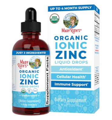 Zinc Iónico Líquido Vegano sin sabor.  120 ml.