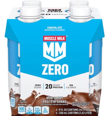 Shake de Proteína Líquida (20 gr) Zero 2 sabores. 4 pack