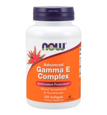 Complejo de Vitamina E Advanced Gamma. 120 Softgels