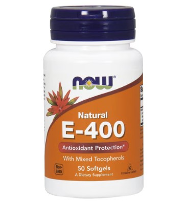 Vitamina E Natural E-400. 2 opc