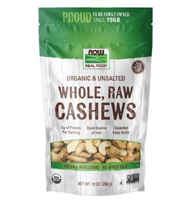 Nuez de la India cruda Orgánica sin Sal. 283 gr.