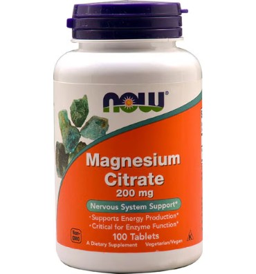 Citrato de Magnesio  200 mg. tabs