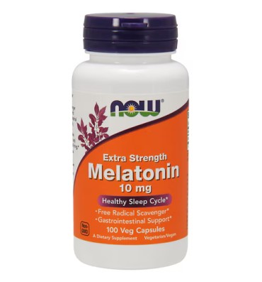 Melatonina Extra Fuerte 10 mg, 100 vcaps.