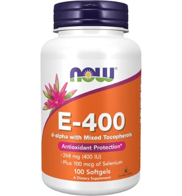 Vitamina E Natural E-400. 2 opc