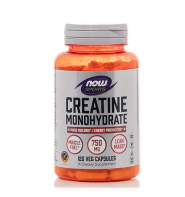 Creatina Monohidratada 750 mg. 120 caps