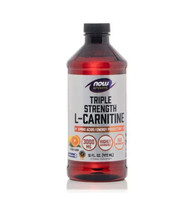 L-Carnitina Liquida, Triple 3000 mg- Informed Sport Certified Citrus.  454 ml.