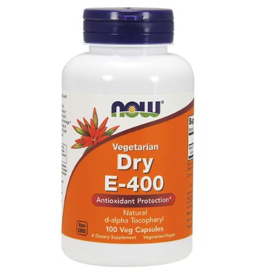 Vitamina E Vegetariana Dry E-400. 100 Vcaps.