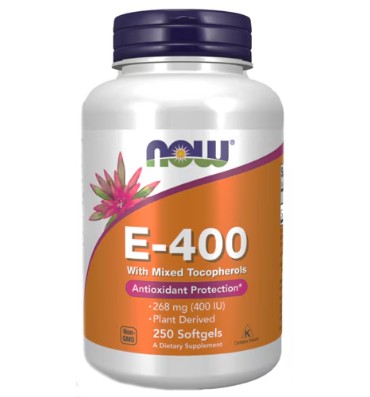 Vitamina E Natural E-400. 2 opc