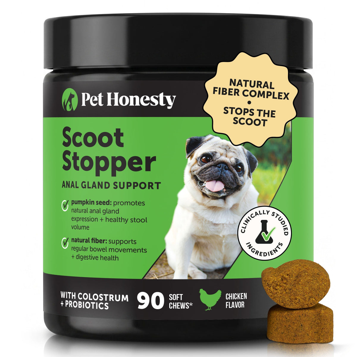 Scoot Stopper 90 masticables | Pet Honesty – Greenery México