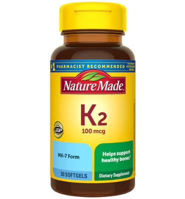Vitamina K2 100 mcg. 30 Softgels