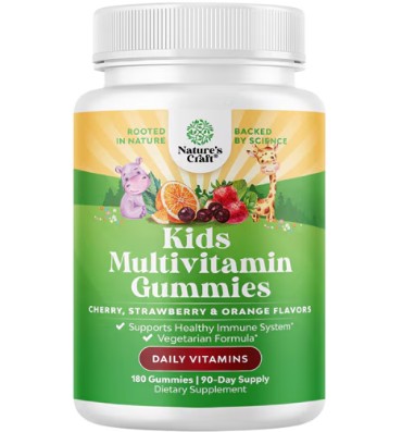 Multivitamínico para Niños sabores frutales en gomitas. 2 opc.