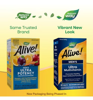 Ultra Multivitamínico para Hombre, uno al día. 60 Tabs