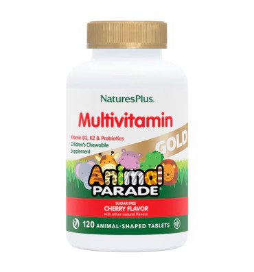 Multivitamínico y Minerales Gold, para Niños. 90 tabs masticables