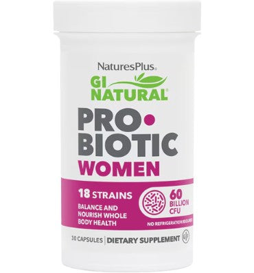 Probióticos para Mujer GI Natural 60 bilones. 30 Caps