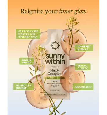 Sunny Within, NAD+ Complete. 30 pack