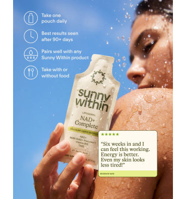 Sunny Within, NAD+ Complete. 30 pack
