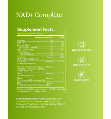 Sunny Within, NAD+ Complete. 30 pack
