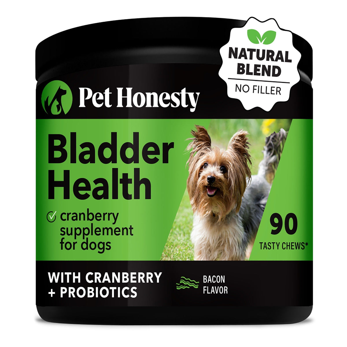 Pet Honesty Bladder Health Cranberry sabor Tocino, 90 masticables, Chewy 249889.