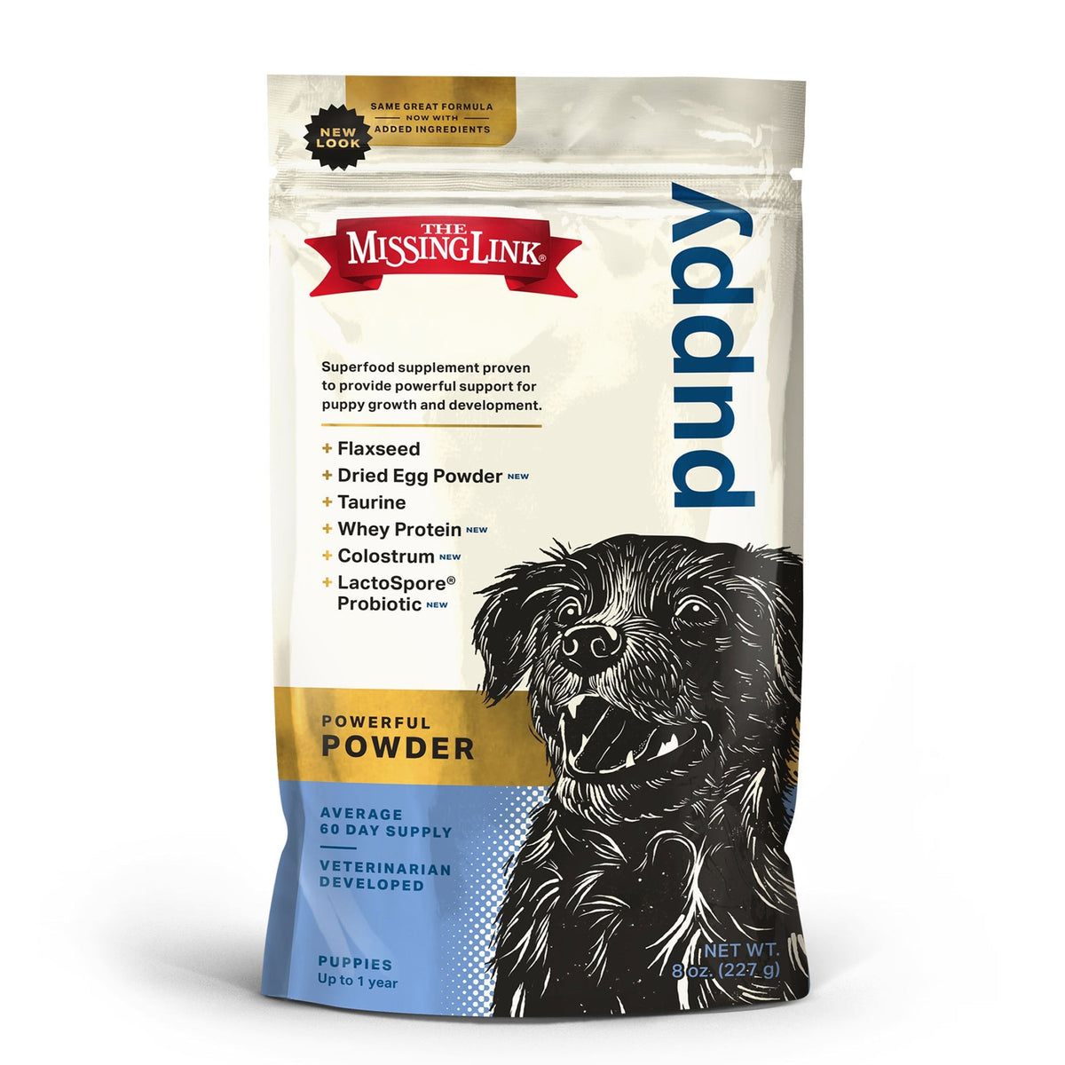 The Missing Link Puppy Health Supplement for Dogs, 227 g