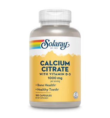 Citrato de Calcio 1000 mg, con Vitamina D3.