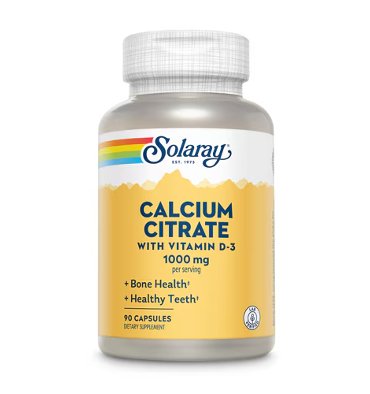 Citrato de Calcio 1000 mg, con Vitamina D3.