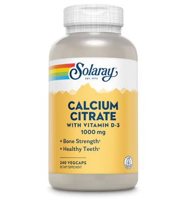 Citrato de Calcio 1000 mg, con Vitamina D3.