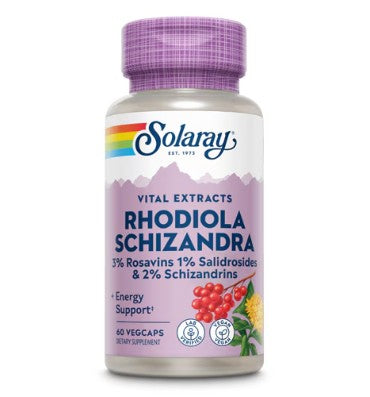 Rhodiola Schizandra 500 mg. 60 Vcaps