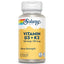 Vitamina D3 (125 mcg) y K2 (50 mcg). 2 opciones