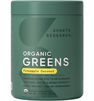 Mezcla de Verdes Orgánicos, Informed Sport Certified, 2 sabores.  20 Servings
