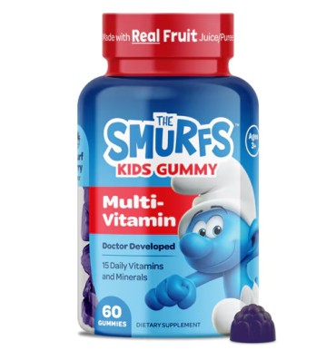 Multivitamínico para Niños +3, The Smurfs sabor Berries 2 opc