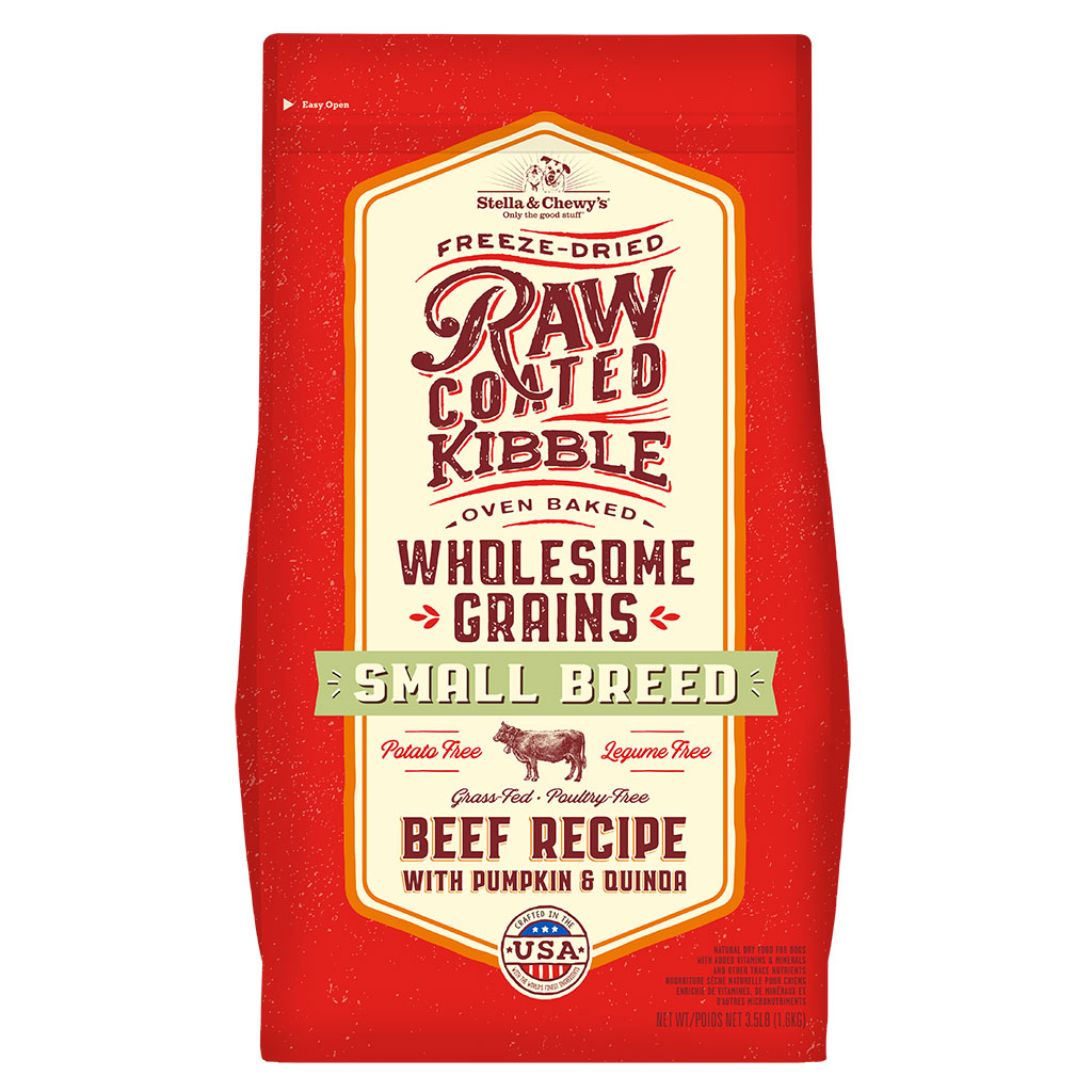 Small Breed Beef Recipe with Pumpkin & Quinoa Raw Coated Wholesome Grains 1.59 kg / 3.5 lb