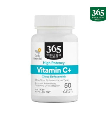 Vitamina C+ High Potency Citrus Bioflavenoids. 50 Vtabs
