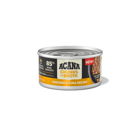 ACANA Chunks in Broth pollo y atún, 85 g