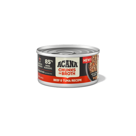 ACANA Chunks in Broth res y atún, 85 g