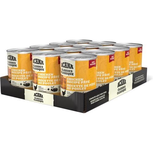 ACANA Classics Paté receta pollo, lata 354 g, presentación caja de 12