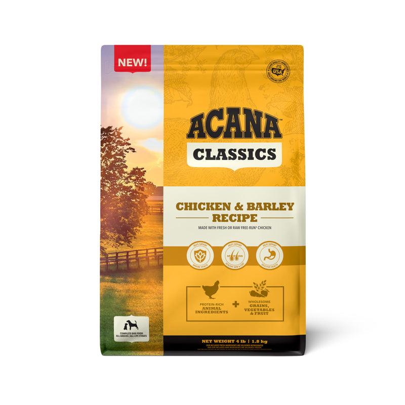 ACANA Classics Pollo y Cebada bolsa 4 lb (1.81 kg)