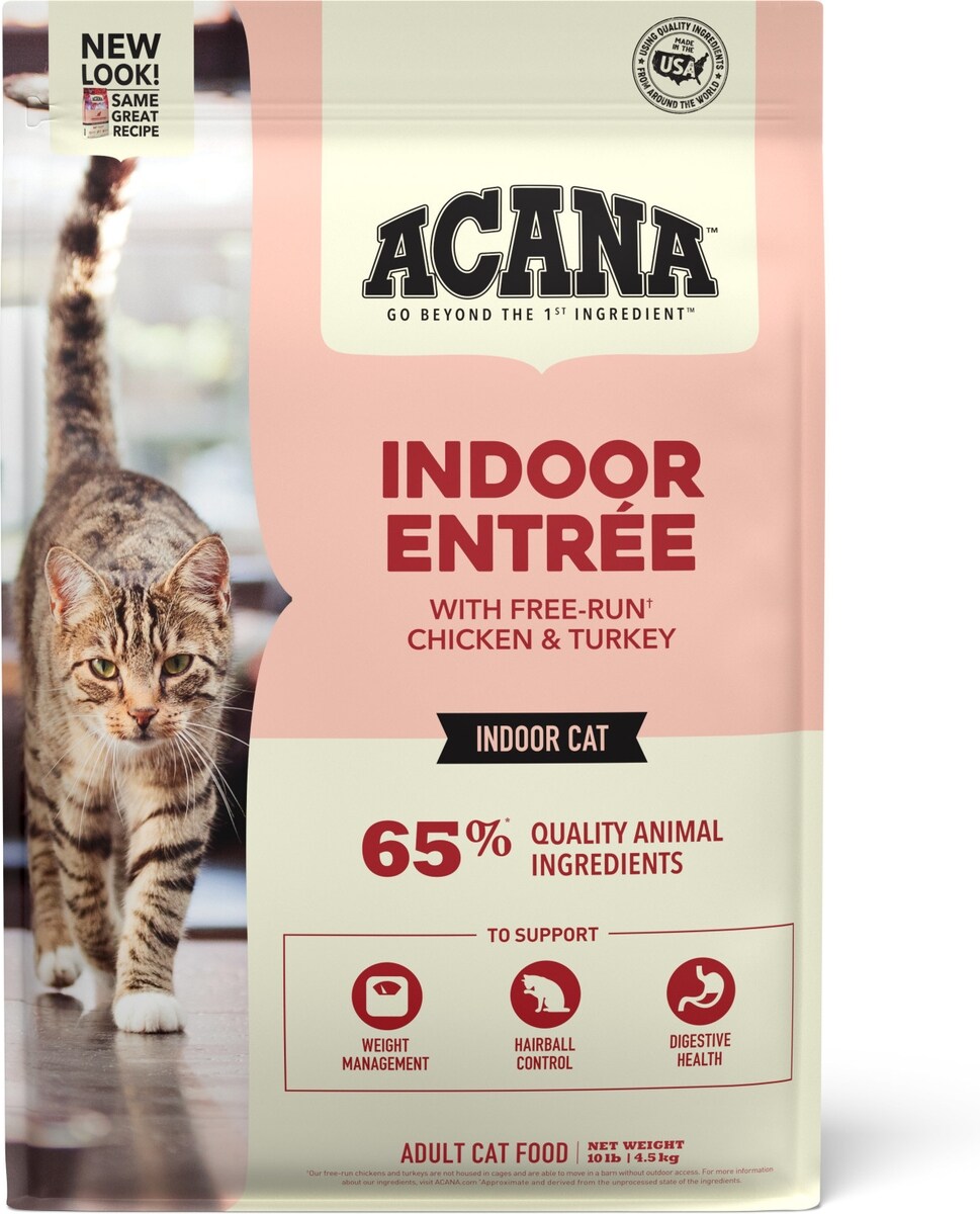 ACANA Indoor Entrée pollo y pavo bolsa 4.54 kg