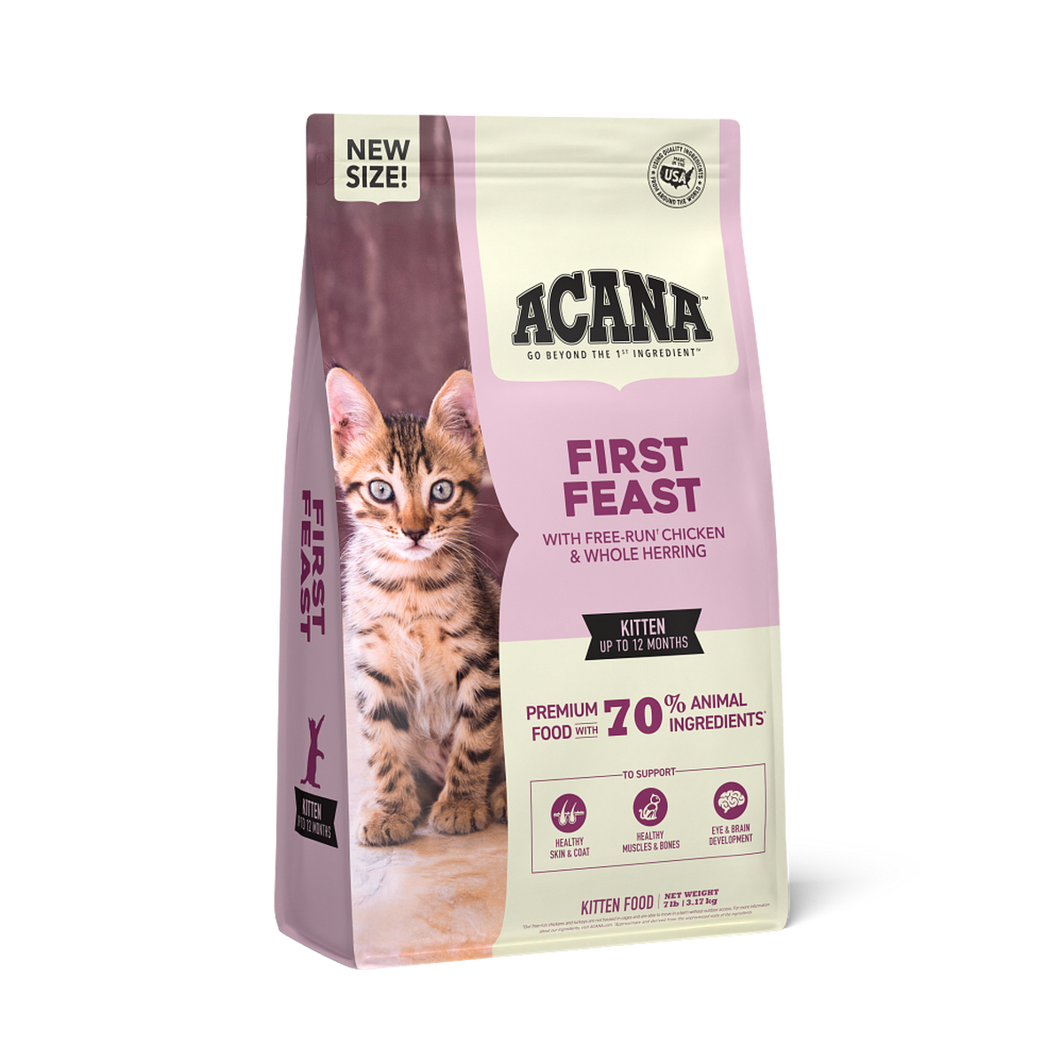 ACANA First Feast Kitten pollo y arenque, bolsa de 7 lb (3.18 kg)
