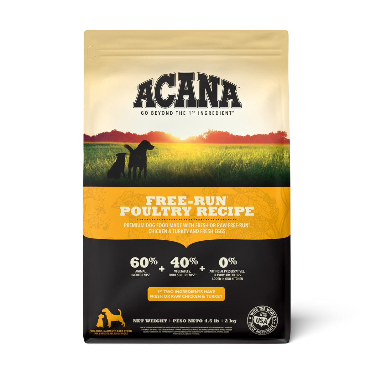 ACANA Recipes sin cereales poultry bolsa 4.5 lb
