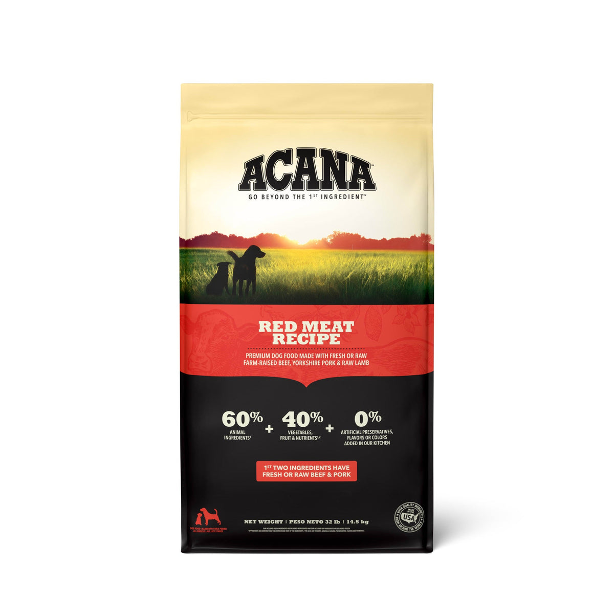 ACANA Recipes sin cereales red-meat bolsa 32 lb