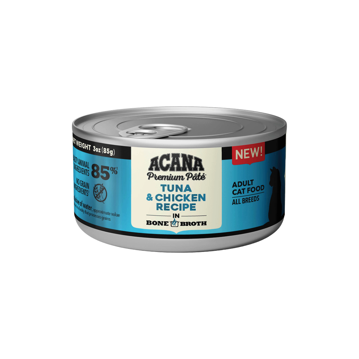 ACANA Premium Paté atún y pollo, lata 85 g
