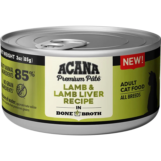 ACANA Premium Paté cordero e hígado, lata 85 g