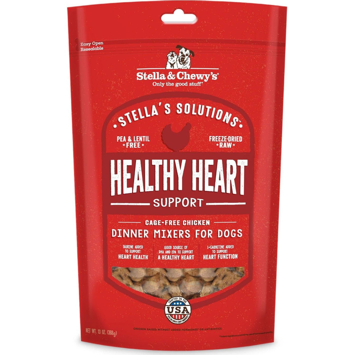 Solutions Healthy Heart Support Chicken Freeze-Dried Raw Dog Food. 370 g.