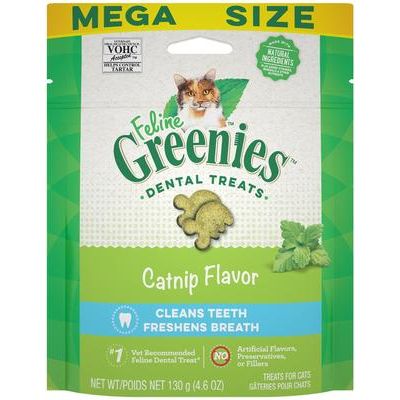 Paquete Variado Feline Premios Dentales para Gatos Adultos Sabor Pollo, Salmón y Hierba Gatera 127 g