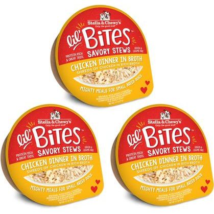 Alimento Húmedo Lil Bites Savory Stews para Perro de Raza Pequeña 12 pack