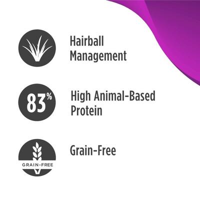 Nulo, FreeStyle Hairball Management Turkey & Cod, Pavo + Bacalao para Control de Bolas de Pelo, Gatos Adultos, 1.81 / 6.35 kg